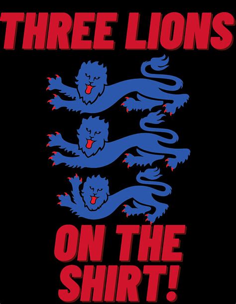 Three Lions On The Shirt England Badge Three Lions Song - Unisex T ...