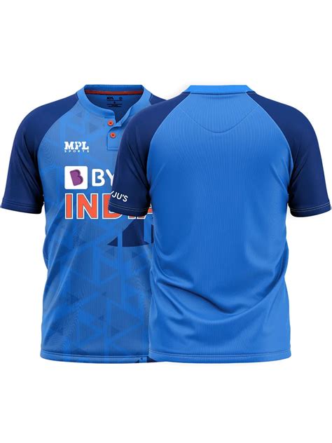 Buy Official Team India T20 - One Blue Jersey - Player Edition - Men Official Team India Jerseys ...