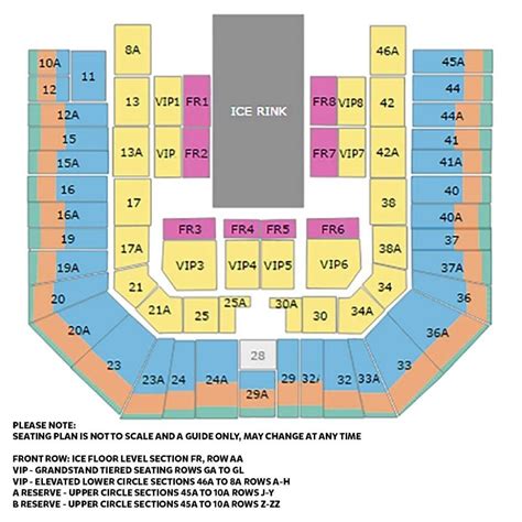 Brisbane Entertainment Centre Seating Map