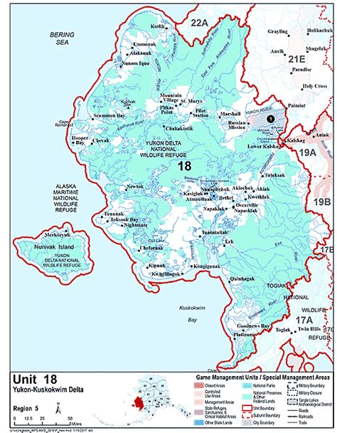 Alaska Game Management Unit 18 - game units - Alaska Handbook