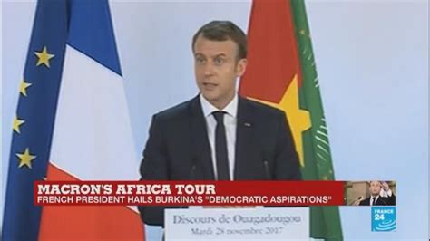 Macron: 'I am of a generation that doesn't tell Africans what to do'