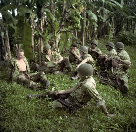 French troops taking a break during the First Indochina war, near Hanoi, 1952. Pin by Paolo ...