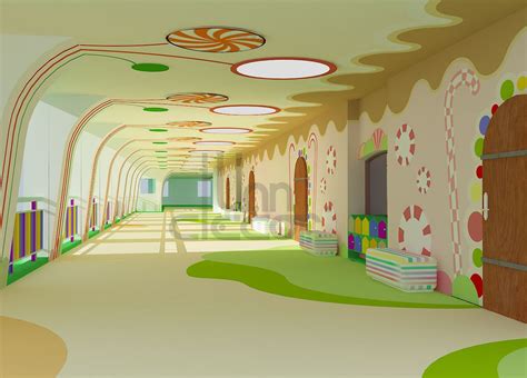 KINDERGARTEN INTERIOR DESIGN on Behance | Kindergarten interior, Interior design school ...