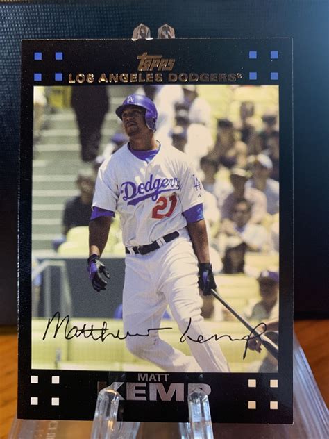 2007 Topps MATT KEMP baseball card #401. LOS ANGELES DODGERS . | eBay