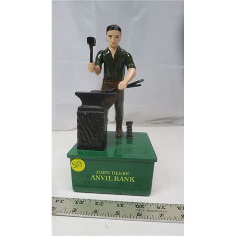 2000 John Deere "Anvil Bank" 6" Tall - Schmalz Auctions