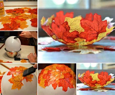 This Autumn Leaf Bowl Craft is super easy and the results are seriously stunning. Be sure to ...