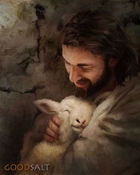 "The Lord is My Shepherd" by Lars Justinen Jesus Christ Painting, Jesus Art, Christian Artwork ...