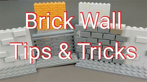 Lego Brick Wall Tips and Tricks - YouTube