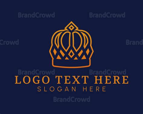 Gold Luxury Crown Logo | BrandCrowd Logo Maker