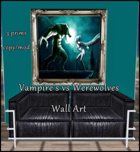 Second Life Marketplace - Vampires vs Werewolves Art