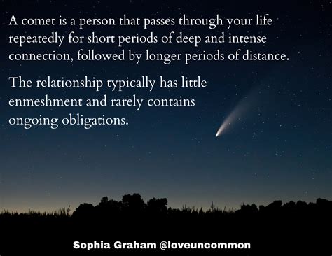 The joy of comet relationships - Part 1 - love uncommon