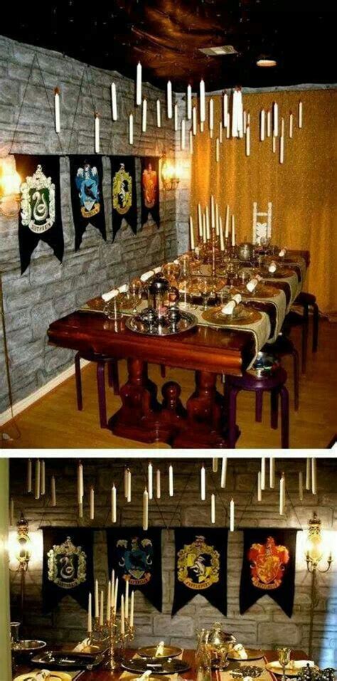 I need this as my dinning room! | Harry potter tema, Festa a tema harry potter, Harry potter ...