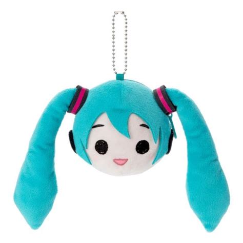 Hatsune Miku: Miku Face Plush Keychain (13cm) Preorder - Merchoid ...