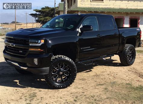 Wheel Offset 2016 Chevrolet Silverado 1500 Aggressive 1 Outside Fender ...