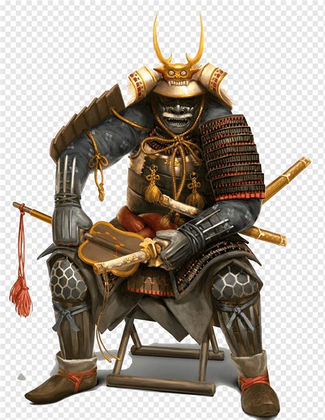 High Oda Nobunaga Shogun Japanese Samurai Armor Miniature Statue ...