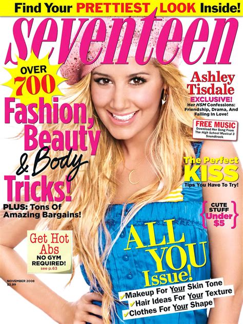 Ashley Tisdale - Seventeen Magazine (November 2008) - GotCeleb