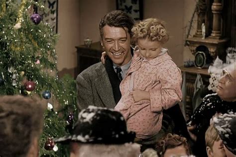 .George with Zuzu | Wonderful life movie, Its a wonderful life, Classic christmas movies