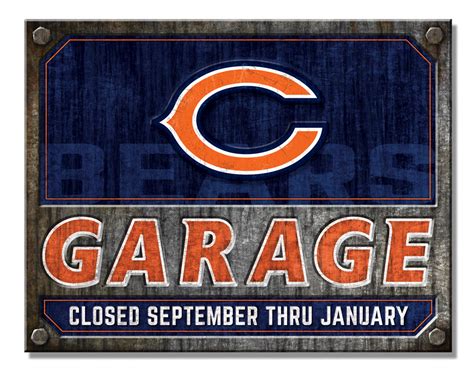 Chicago Bears Garage | Desperate Enterprises Wholesale Sign