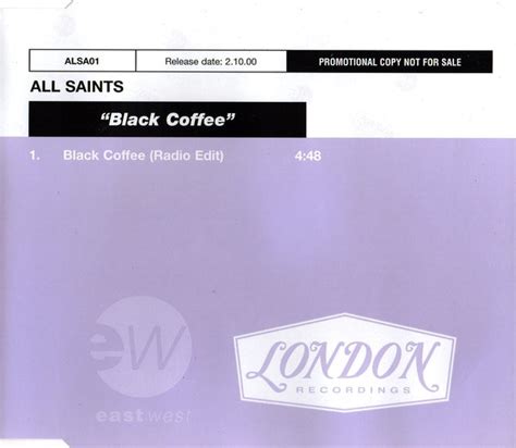 All Saints – Black Coffee (2000, CD) - Discogs