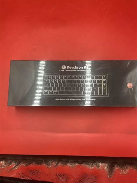 KEYCHRON K6 WIRELESS Mechanical Keyboard RGB Backlit Hot Swap RED Switch 65% £74.62 - PicClick UK