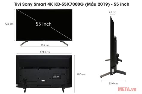 Cập nhật Kích thước tivi 55 inch của Sony, LG, Samsung - Vương Chí Hùng