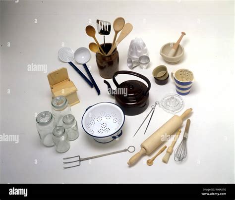 Wooden kitchen equipment hi-res stock photography and images - Alamy