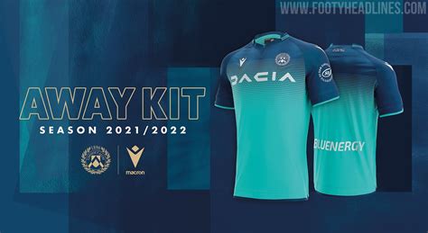 Udinese 21-22 Away Kit Released - All-New Dacia Logo, Similar To Barça ...