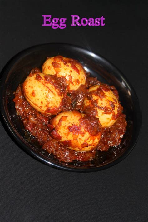 egg roast spicy, kerala mutta roast - Yummy Indian Kitchen