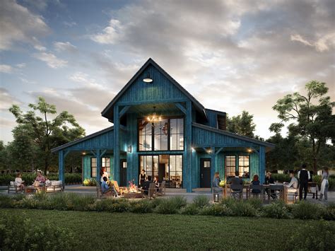 Good and Plenty House Plan | Authentic Barn Style Lodge Home Design ...