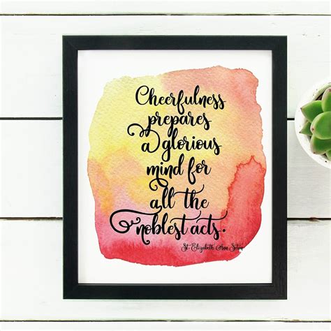 St Elizabeth Ann Seton, Saint Quotes Print, Catholic Wall Art ...