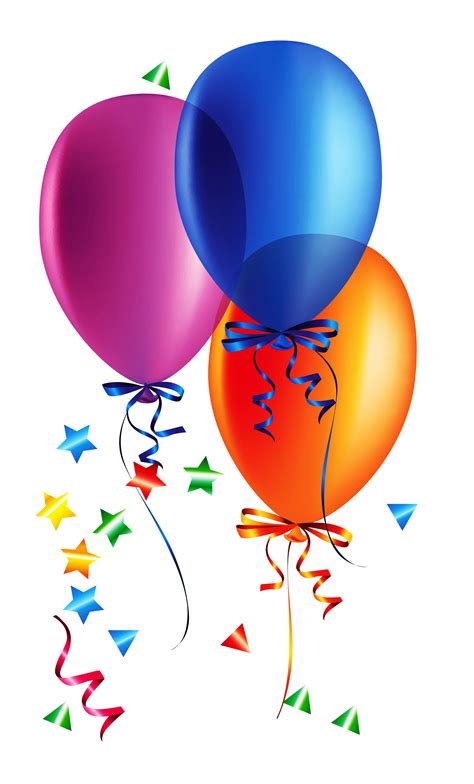 happy birthday balloons png - Clip Art Library