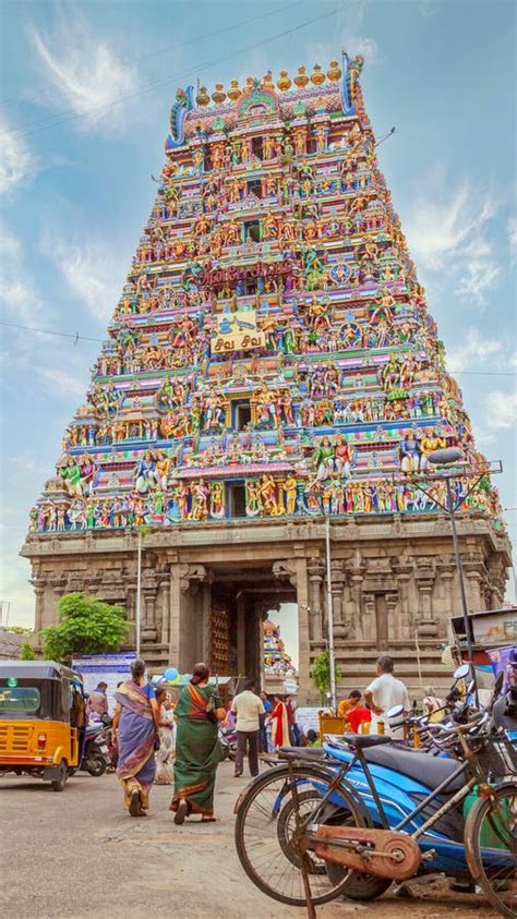 Sri Kapaleeshwarar Temple, Chennai, India Editorial Photo - Image of colour, decorated: 216190256