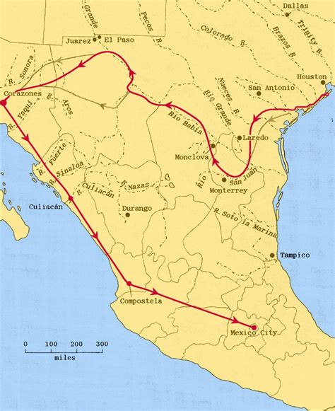 Relativamente Turbulencia Apoyarse alvar nunez cabeza de vaca route map decidir Agacharse Asociar