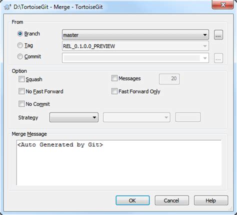 2.28. Merging - TortoiseGit Documentation