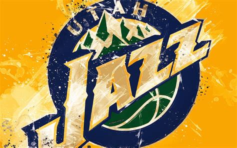 5120x2880px | free download | HD wallpaper: Basketball, Utah Jazz, Logo ...