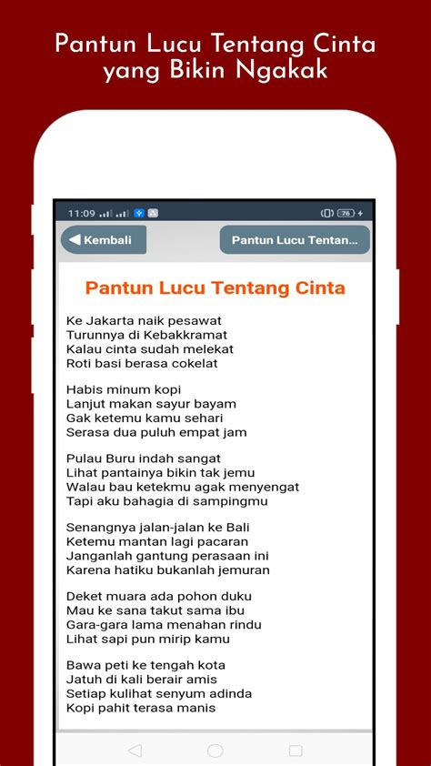 Pantun Humor Lucu Kocak Bikin APK untuk Unduhan Android