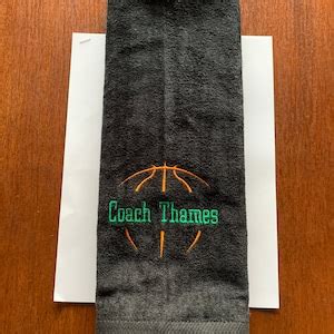 Personalized Basketball Towel, Great Seller, Basketball Team Towels, Basketball Gift, 16 X 26 or ...