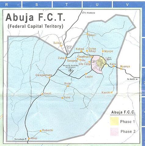 Abuja Map ~ World Of Map