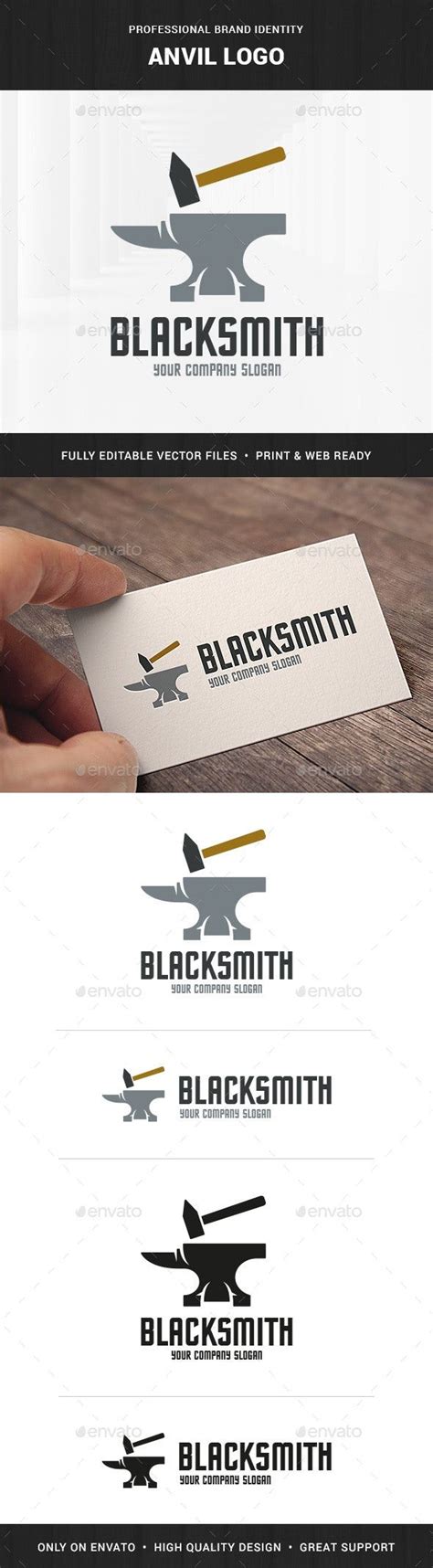 Anvil Logo Template | Logo templates, Logo design template, ? logo