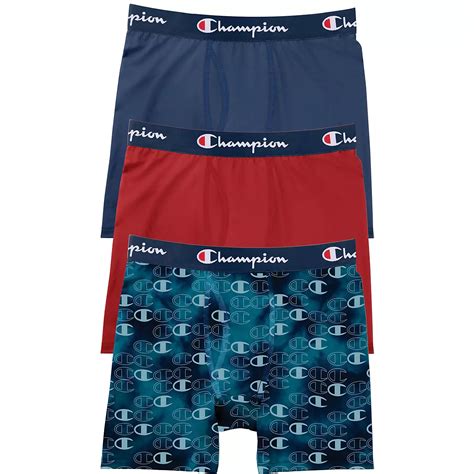 Champion Men's Performance Boxer Briefs 3-Pack | Academy