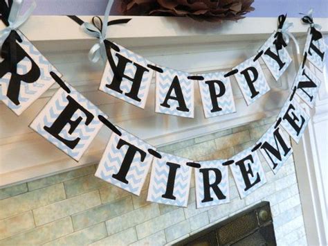 Happy Retirement Banner / Retirement Party Decor /teacher - Etsy | Retirement decorations, Happy ...