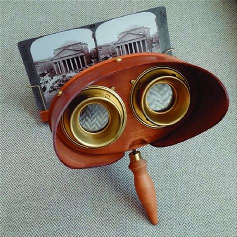 Stereoscope, ca. 1900, with Stereograph no. 23 from Rome through the ...