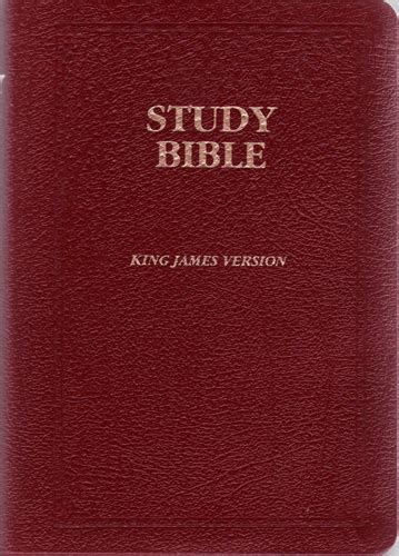 Study Bible KJV Genuine Leather Bound- Black - Steps to Life Australia