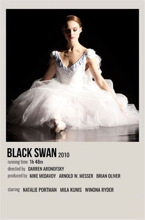 black swan | Black swan, Film posters minimalist, Black swan movie