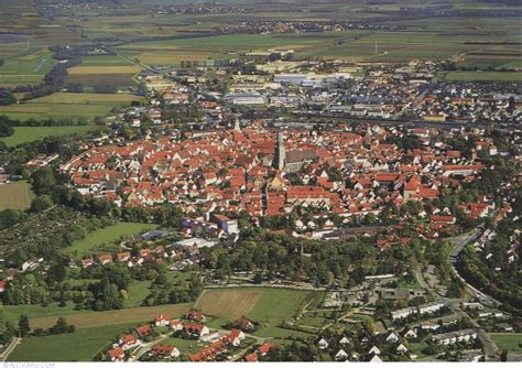 Nördlingen - Aerial view, Region Bavaria - Germany - Postcard - 34759