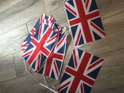 Union Flag Small Fabric Bunting | Great Britain | Messages | The Party Shop