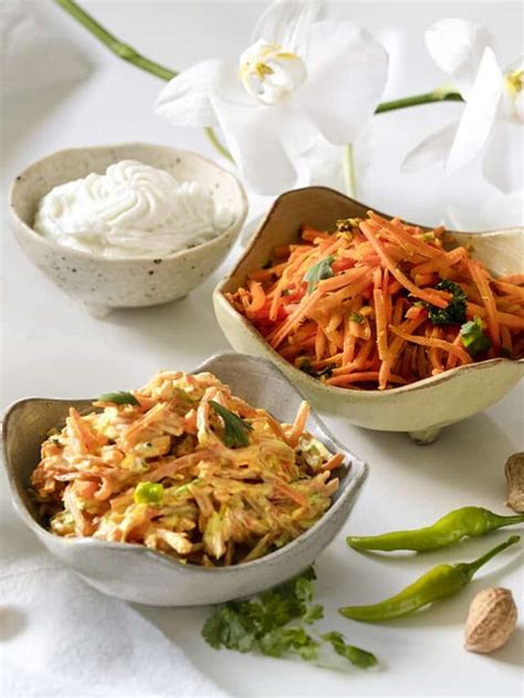 Easy Indian Carrot Salad - TwoSleevers