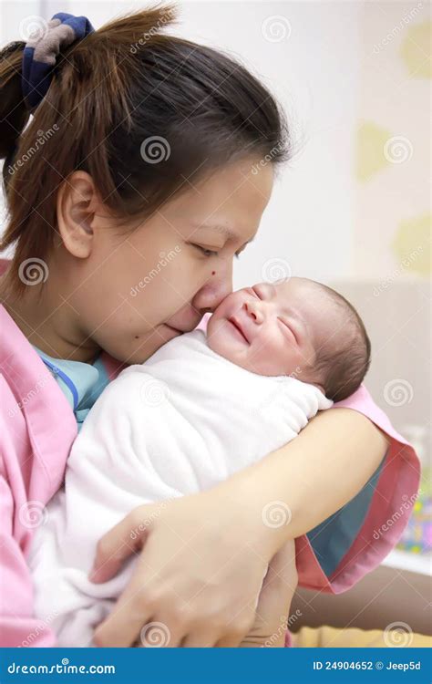 Mom kiss baby stock photo. Image of cute, child, beautiful - 24904652