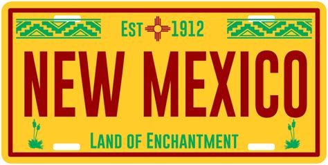 Authentic New Mexico License Plate | ZiaGifts.com