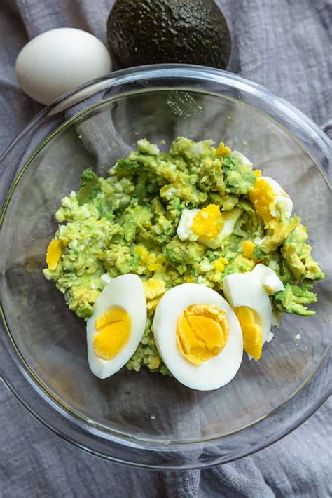 Low Carb Avocado Egg Salad - Keto